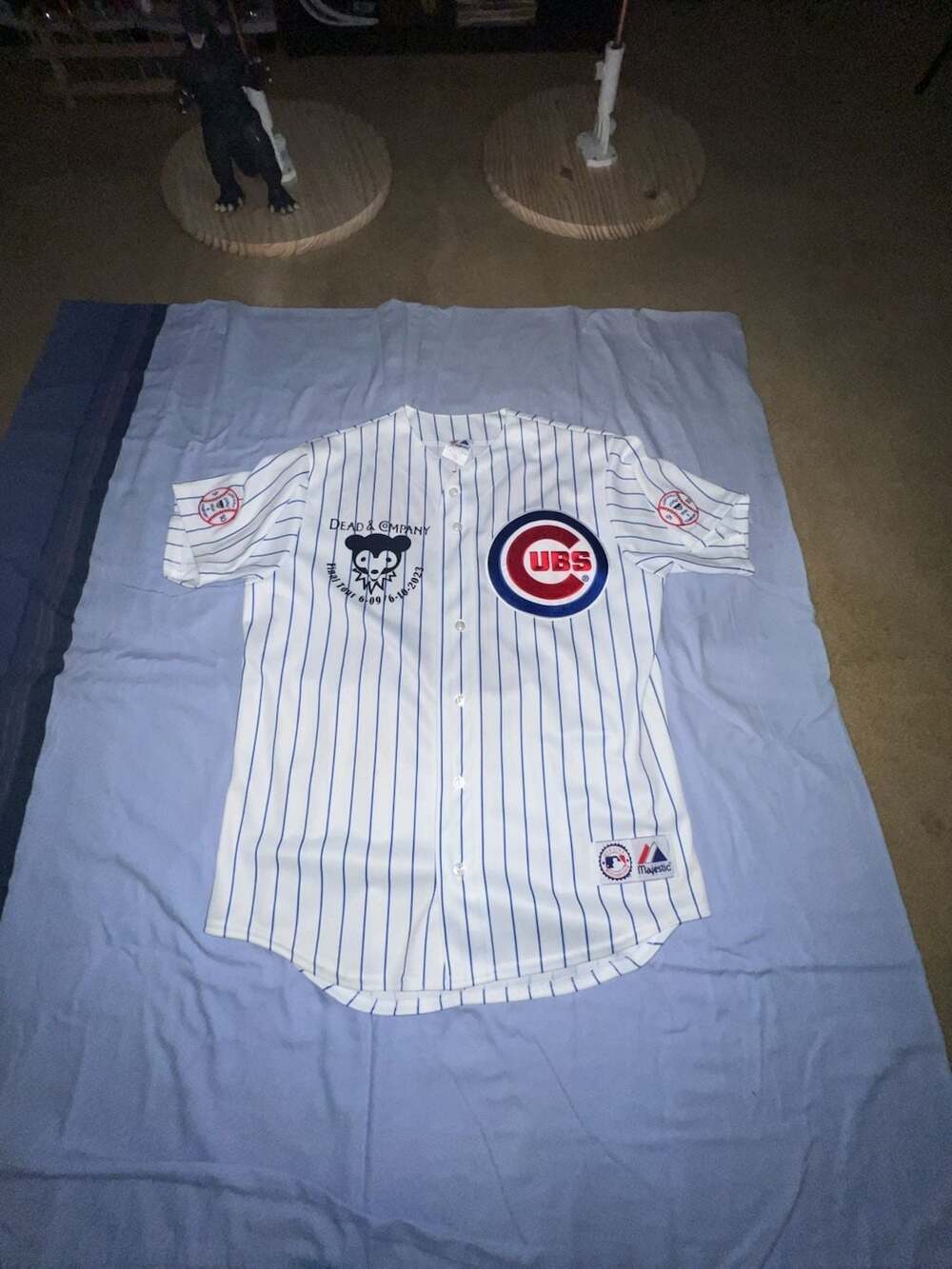 Dead & Company Final Tour 2023 Chicago Cubs Pinstripe Baseball Jersey